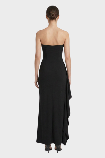 Evening Dress for Women Long with Split and Draping