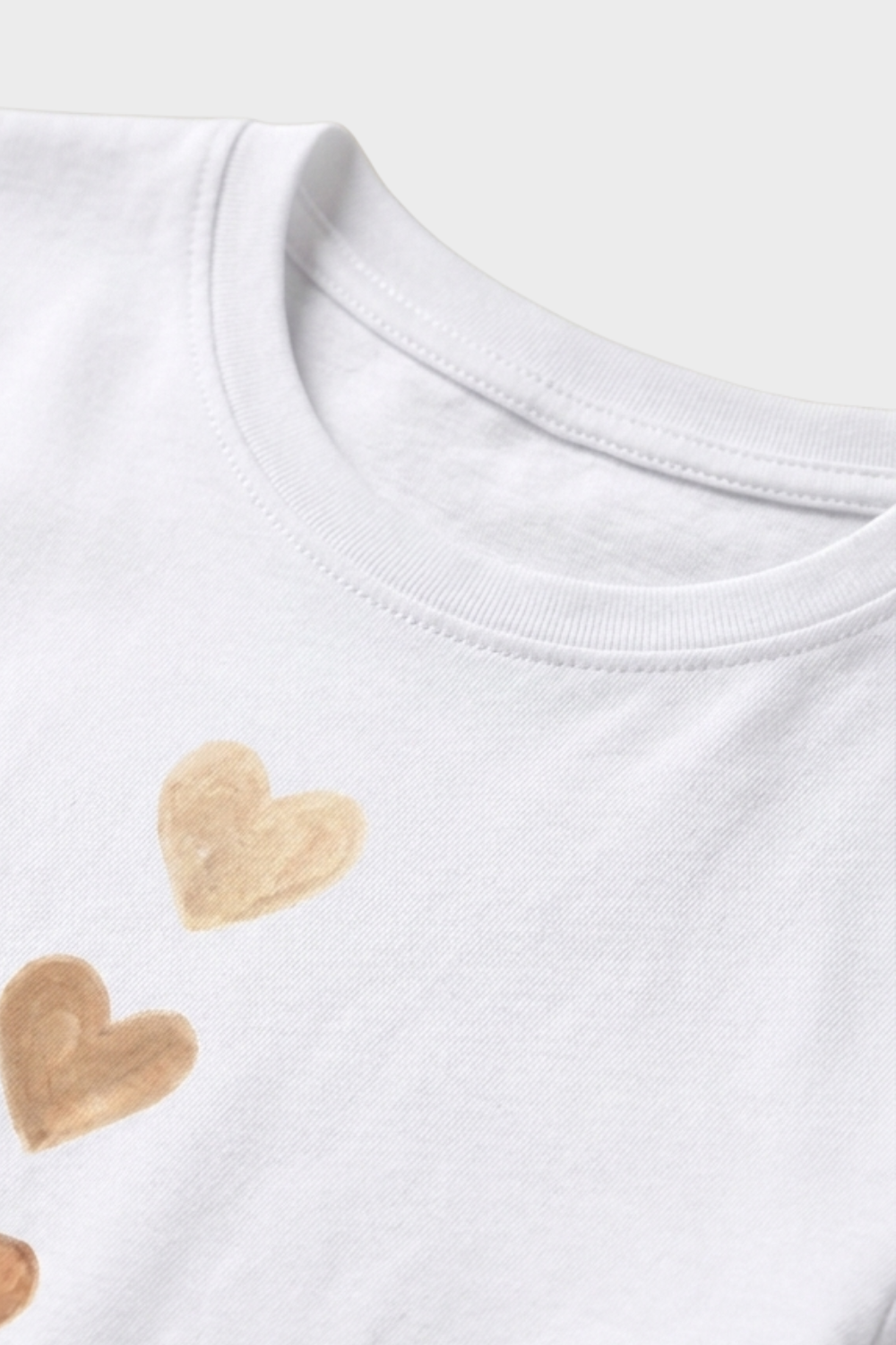Women's Graphic T-Shirt | Heart Print