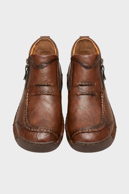 Herren Freizeit-Halbschuhe | Schnürung & Seitenreißverschluss