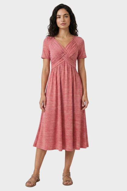 Women's Empire Midi | Cross-Front