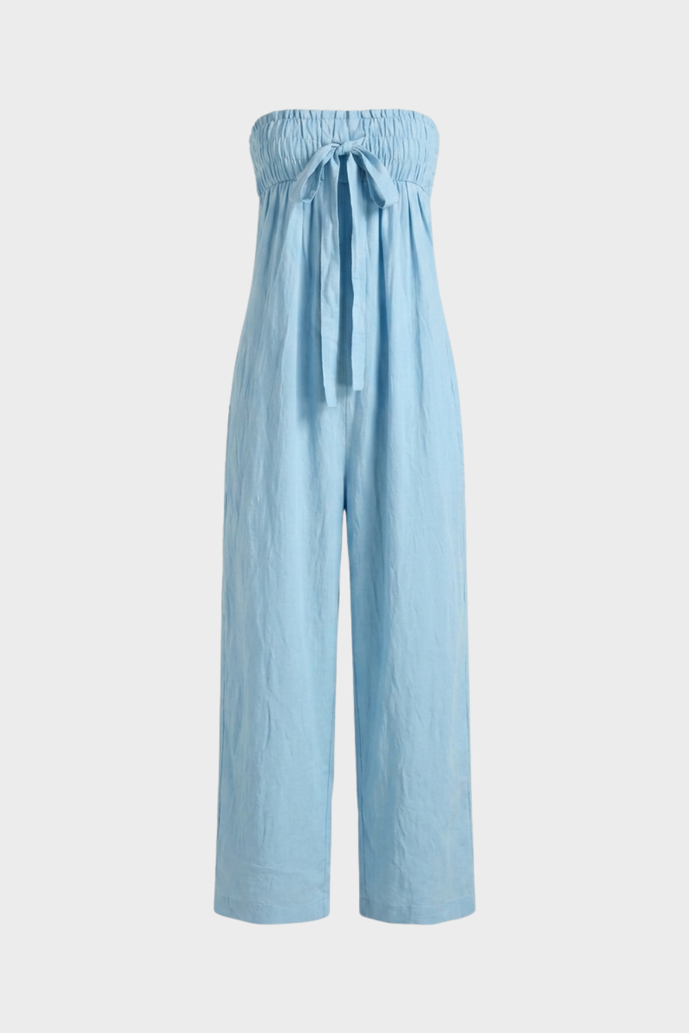 Women's Strapless Jumpsuit | Wide-Leg