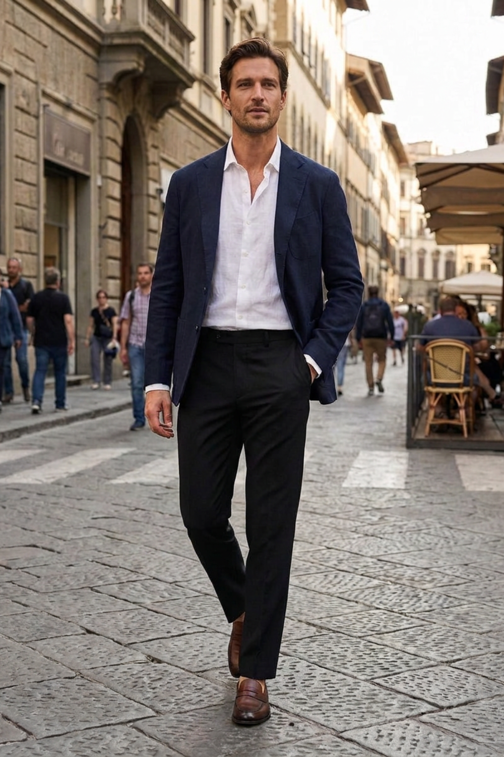 Men's Suit Trousers Slim Fit