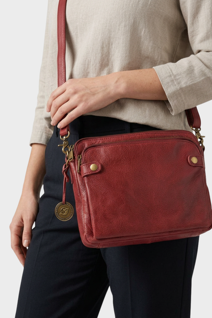 Women's Crossbody Bag with Zipper