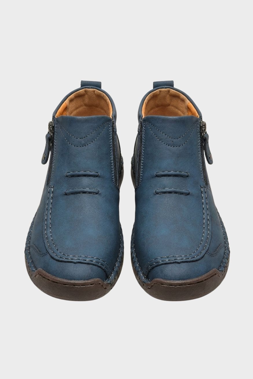 Herren Freizeit-Halbschuhe | Schnürung & Seitenreißverschluss