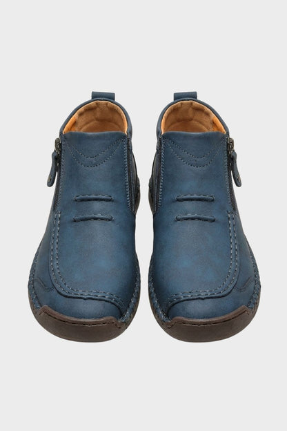 Herren Freizeit-Halbschuhe | Schnürung & Seitenreißverschluss