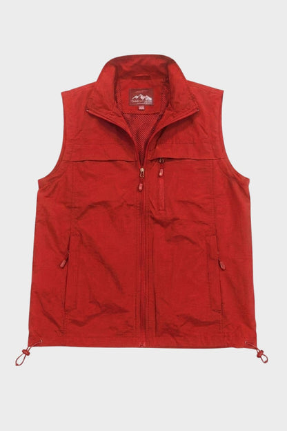 Men's Utility Vest | Stand Collar