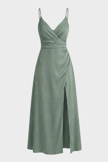 Women's Slip Maxi Dress | V-Neck