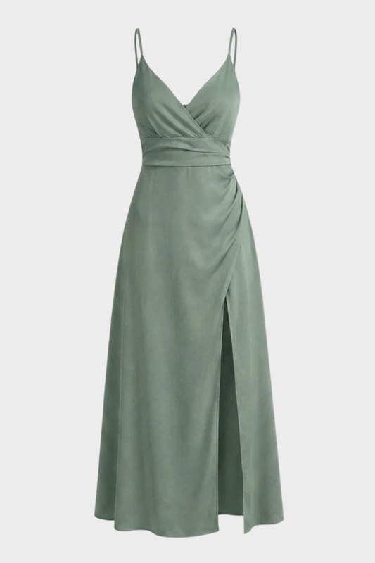 Women's Slip Maxi Dress | V-Neck