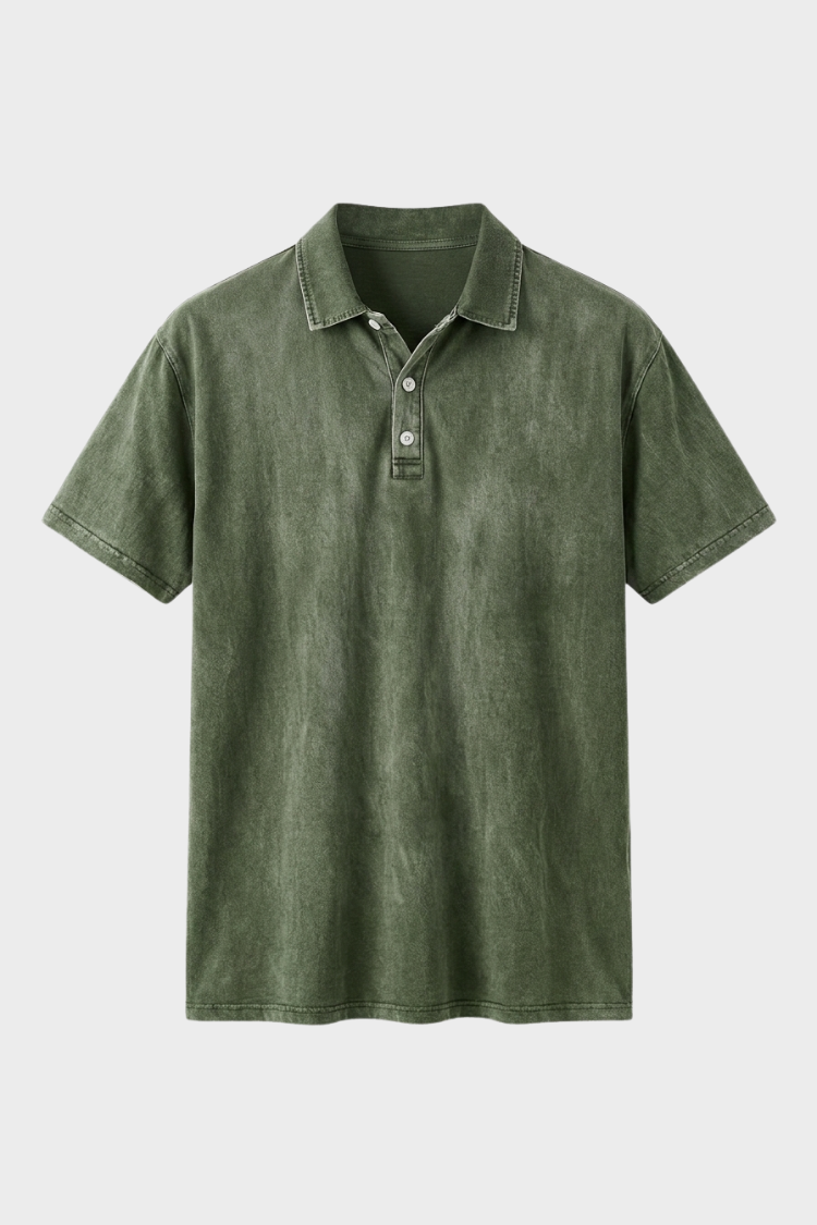Men's Washed Polo Shirt | Vintage