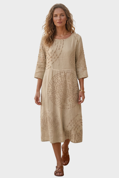 Women's Linen-Look Midi | Textured