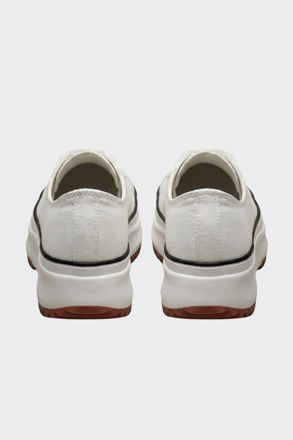 Women's Low Top Sneakers with Lacing and Rubber Cap