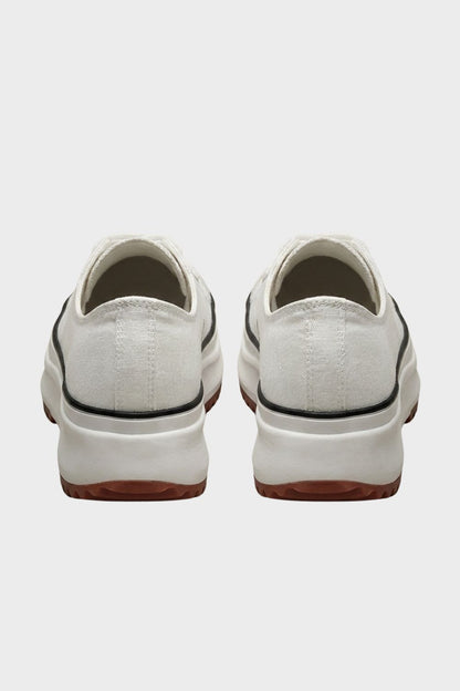 Women's Low Top Sneakers with Lacing and Rubber Cap