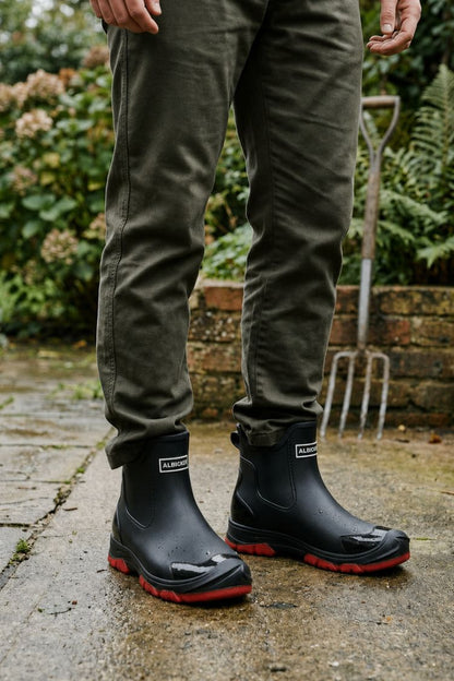 Men's Rubber Chelsea Boots | Slip-On