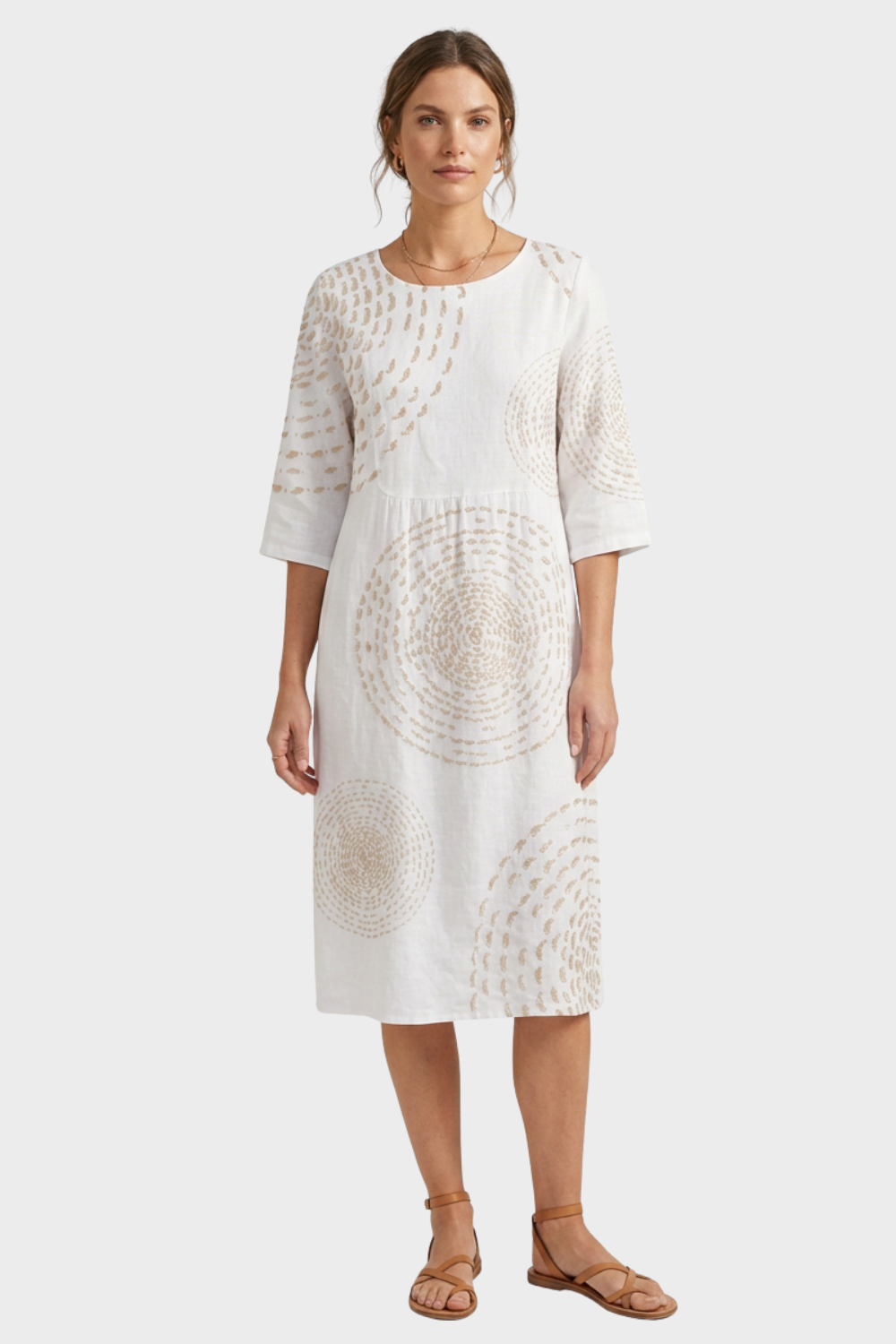 Women's Linen-Look Midi | Textured