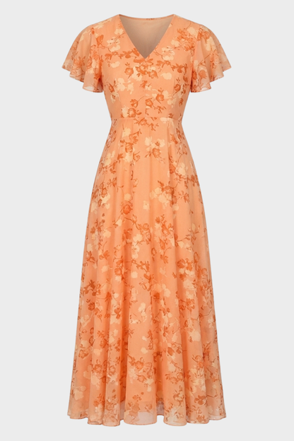 Women's Floral Wedding Maxi | Flutter