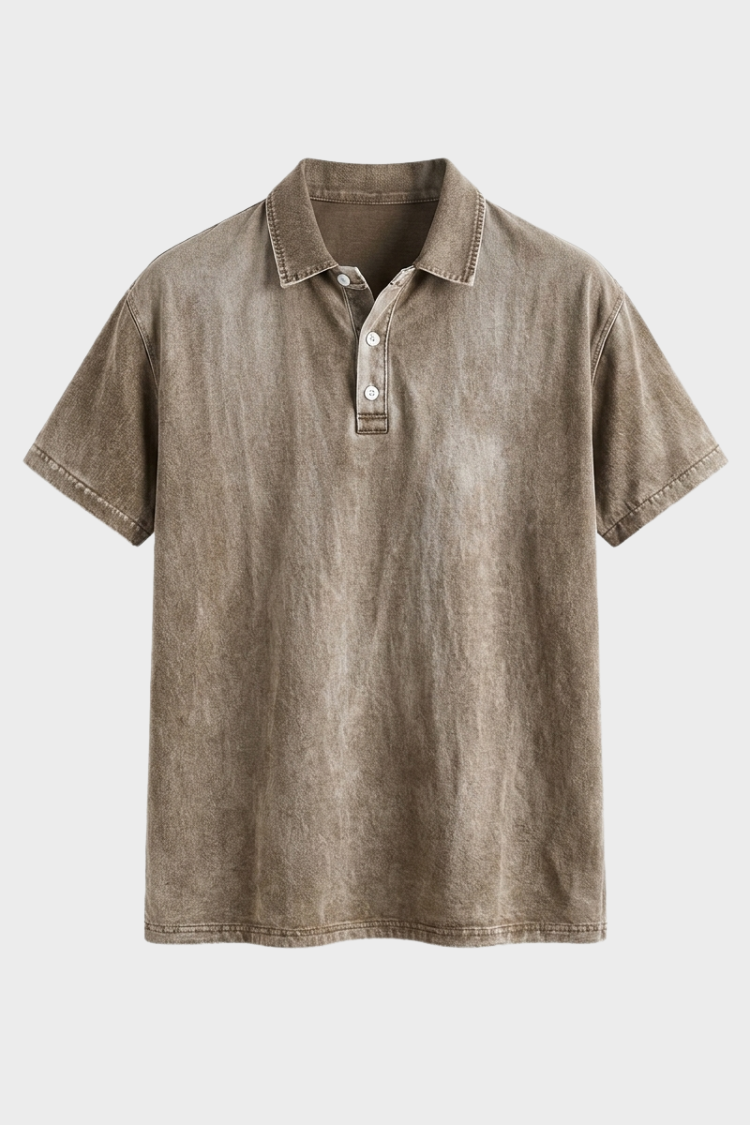 Men's Washed Polo Shirt | Vintage