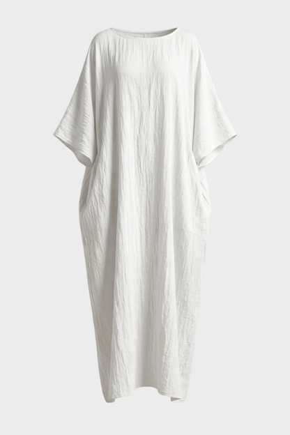 Women's Oversized Linen Maxi | Batwing