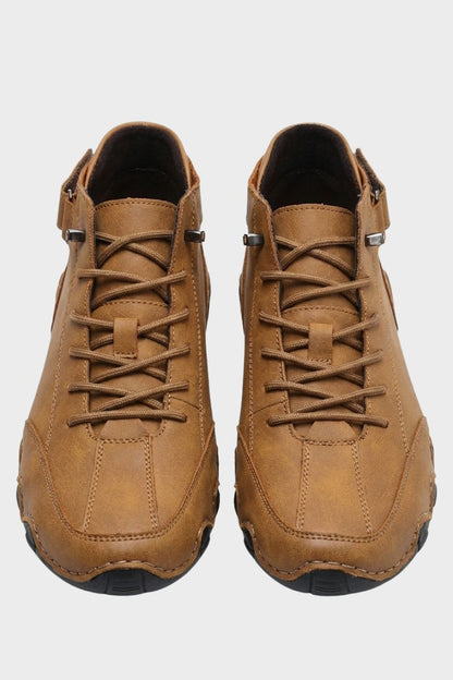 Men's Sneakers with Laces and Profile Sole