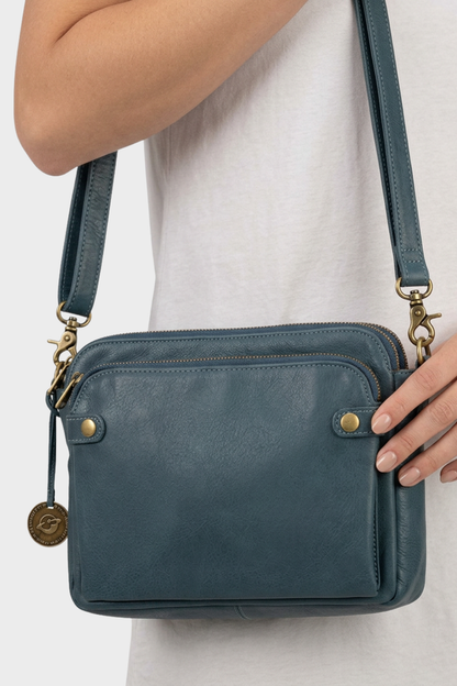 Women's Crossbody Bag with Zipper