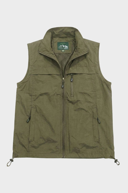 Men's Utility Vest | Stand Collar