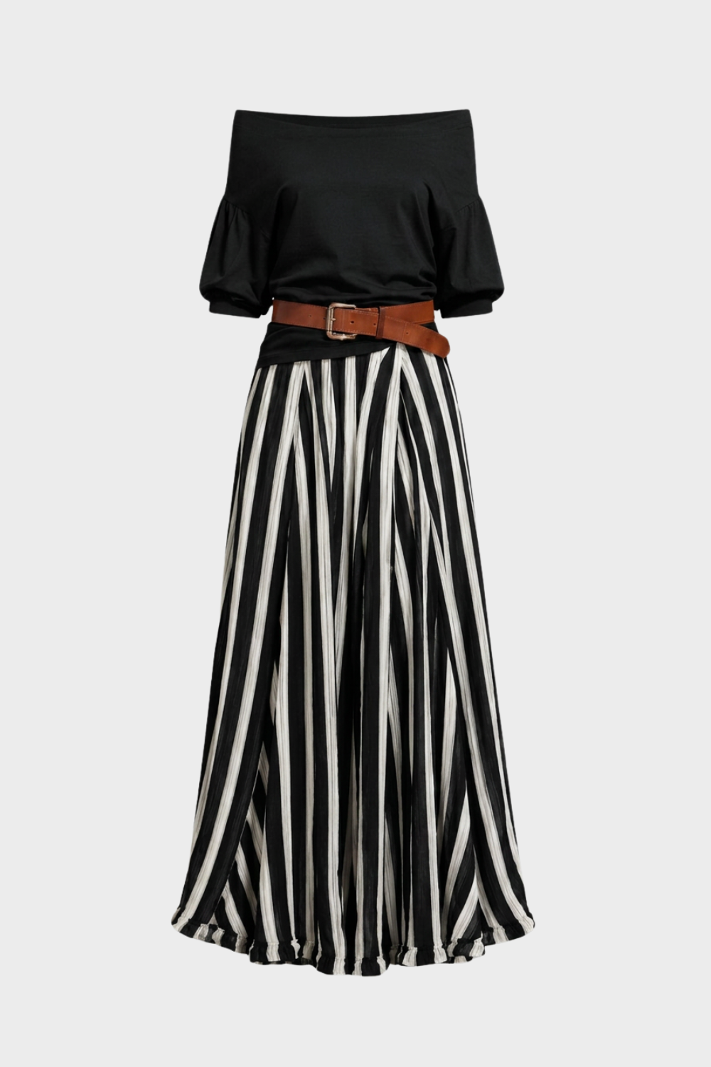 Women's Boho Skirt Set | Off-Shoulder