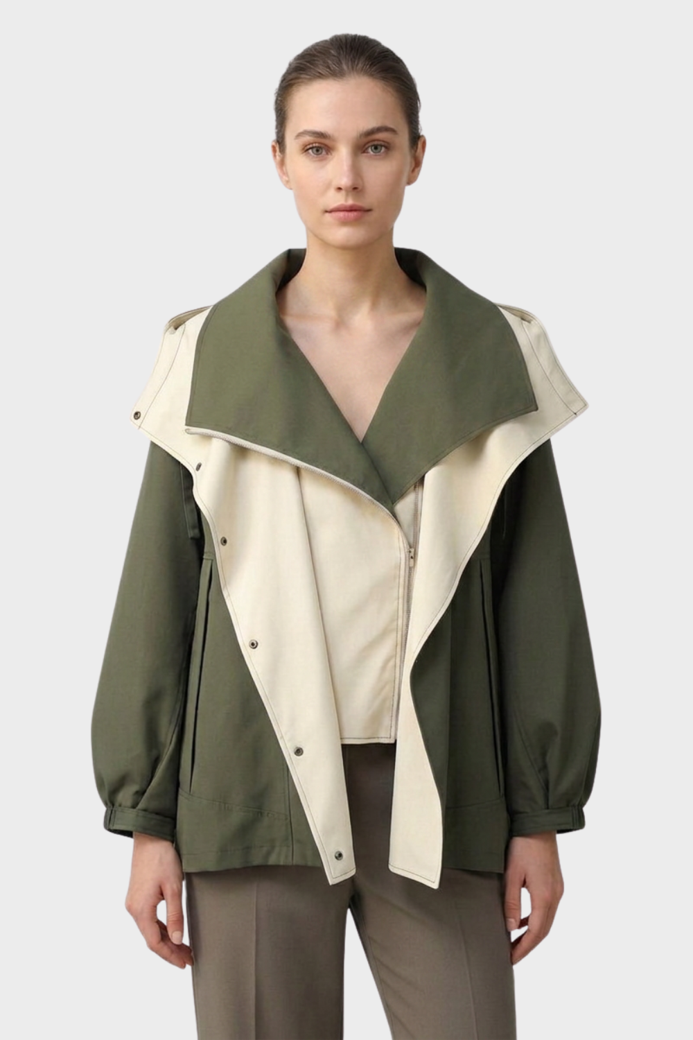 Women's Jacket with Hood and Zip
