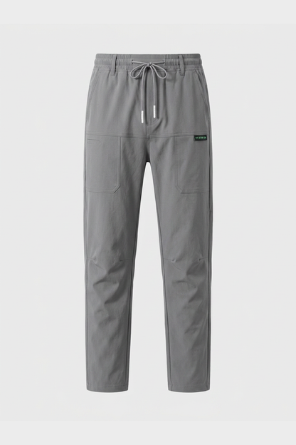 Men's Slim Fit Trousers with Side Pockets