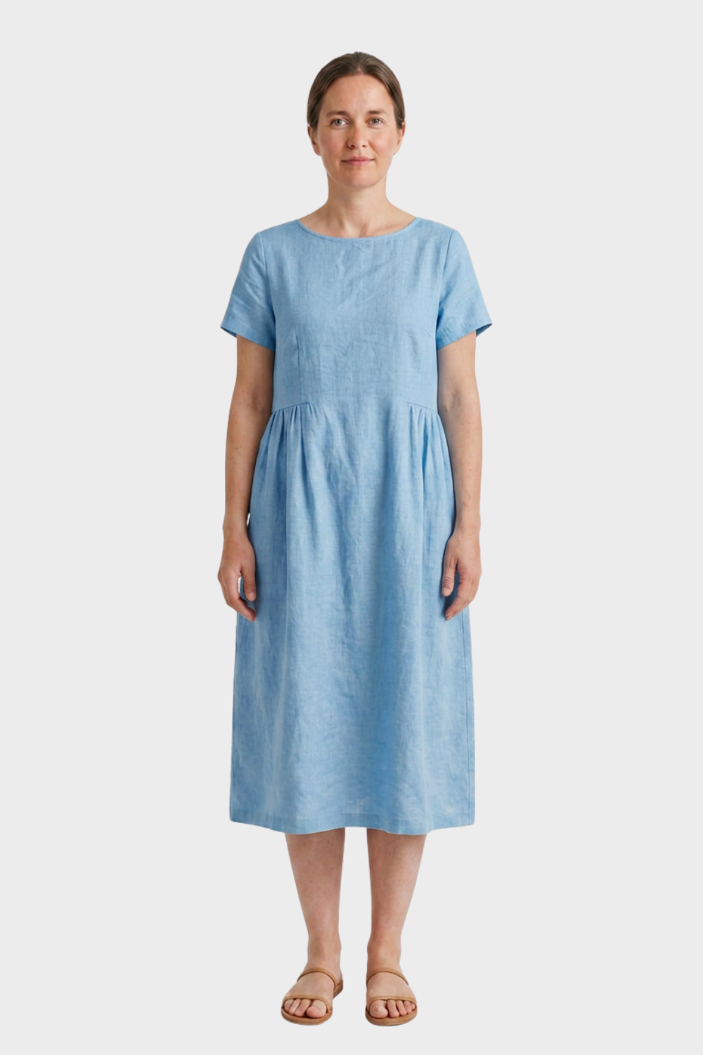 Women's Oversized Linen Maxi | Batwing
