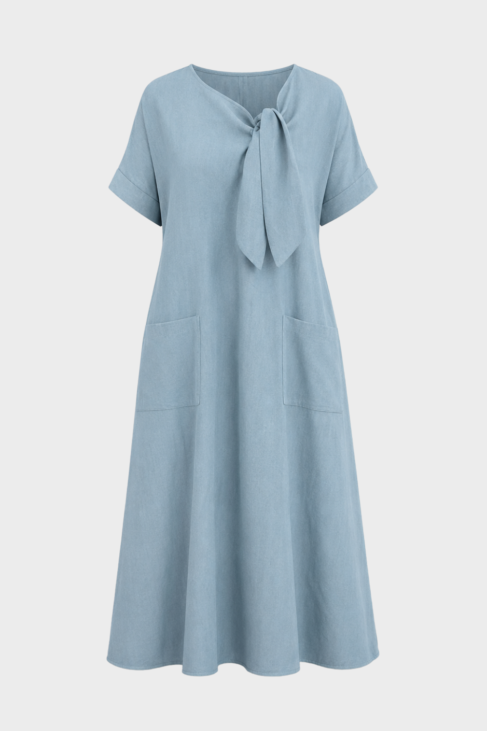 Women's Linen-Look Midi Dress | Knot