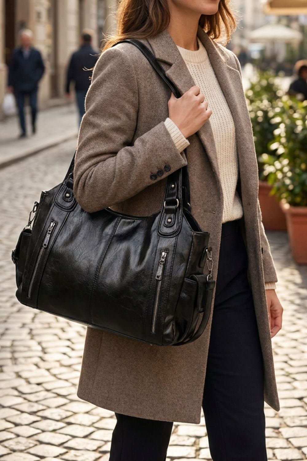Women's Zip Shoulder Bag | Crossbody