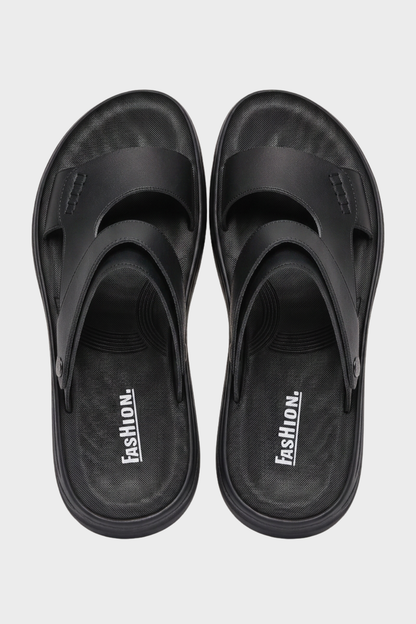 Men's Leather Sandals with Adjustable Strap