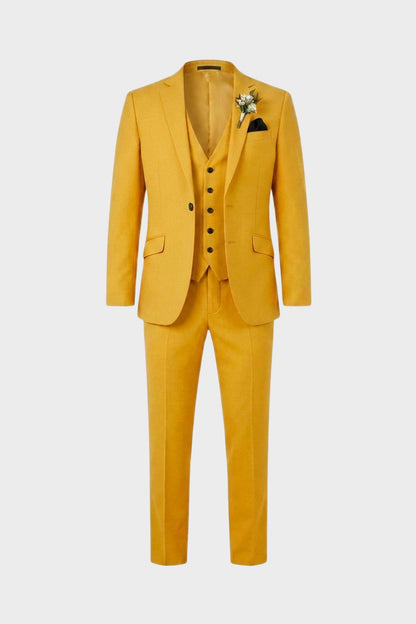 Men's Slim Fit Three-Piece Suit