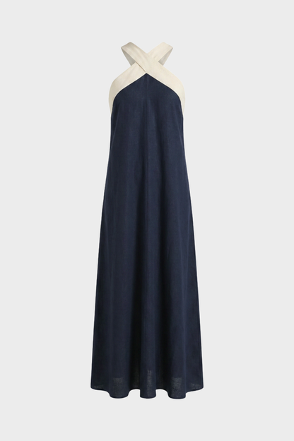 Women's Halter Maxi Dress | Sleeveless