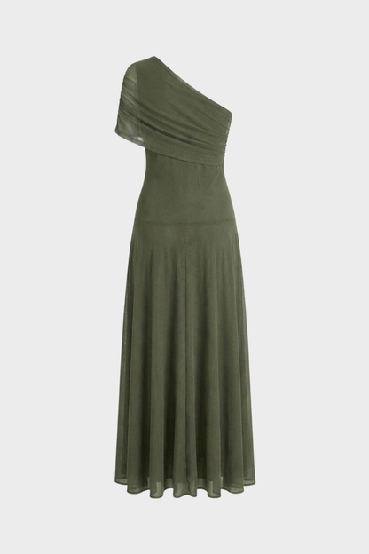 Women's One-Shoulder Maxi | Draped