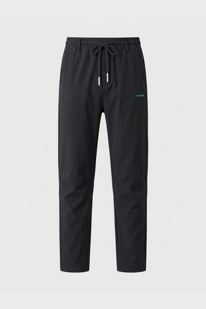 Men's Slim Fit Trousers with Side Pockets