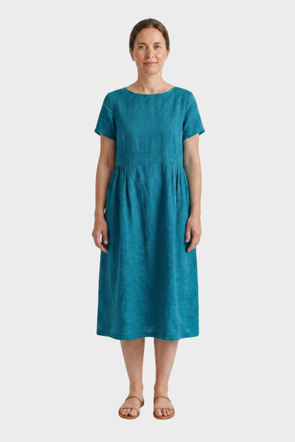 Women's Oversized Linen Maxi | Batwing
