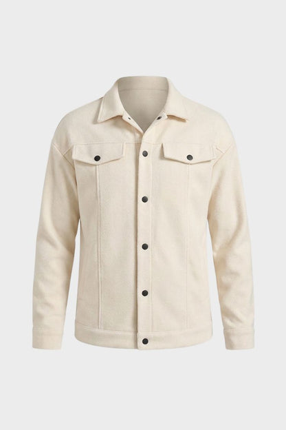 Men's Trucker Jacket | Snap Button Closure