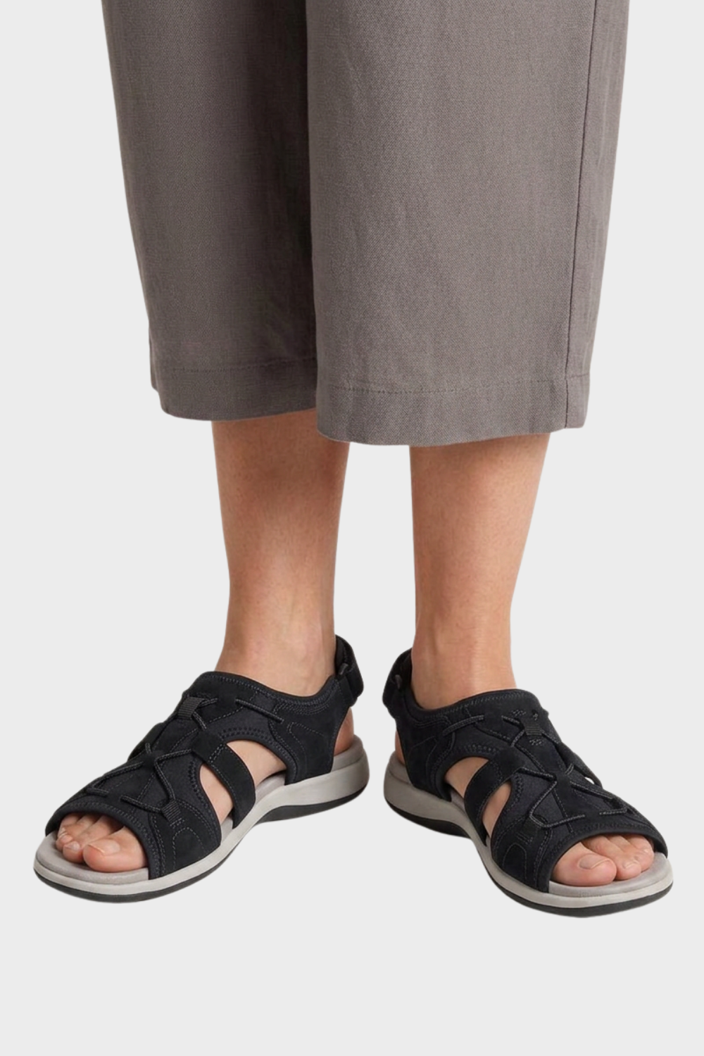 Women's Sandals with Velcro and Straps