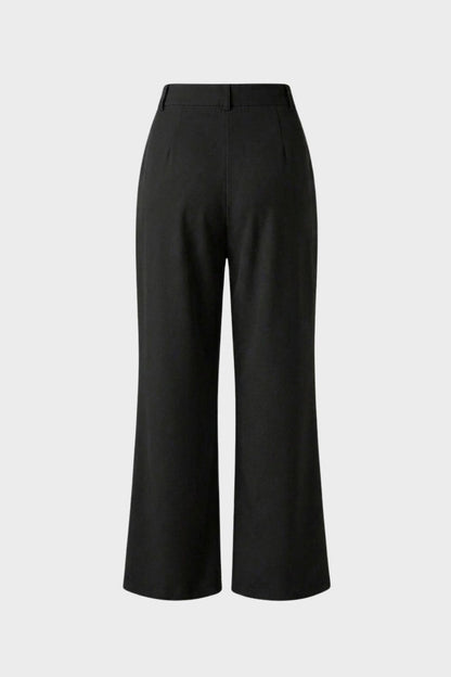 Wide-Leg Trousers for Women with High Waist