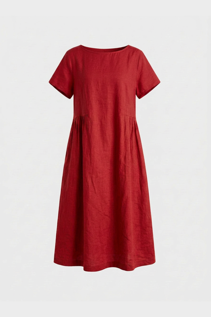 Women's Oversized Linen Maxi | Batwing