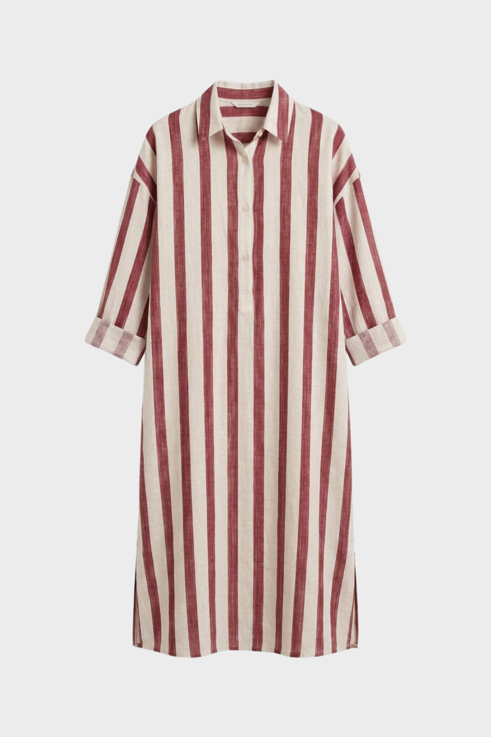 Women's Striped Shirt Dress | Maxi