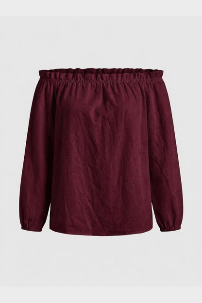 Women's Off-Shoulder Blouse | Long Sleeves