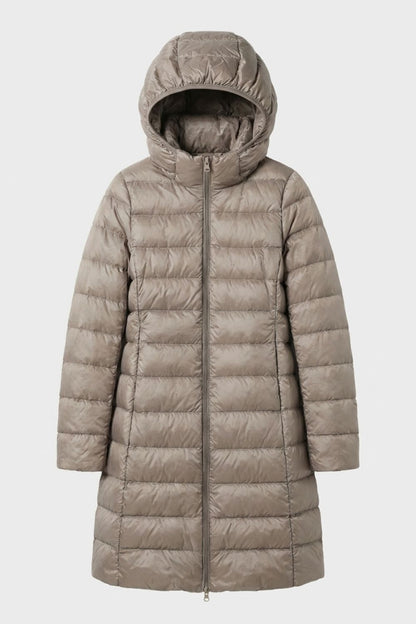 Women's Long Puffer Coat | Hooded
