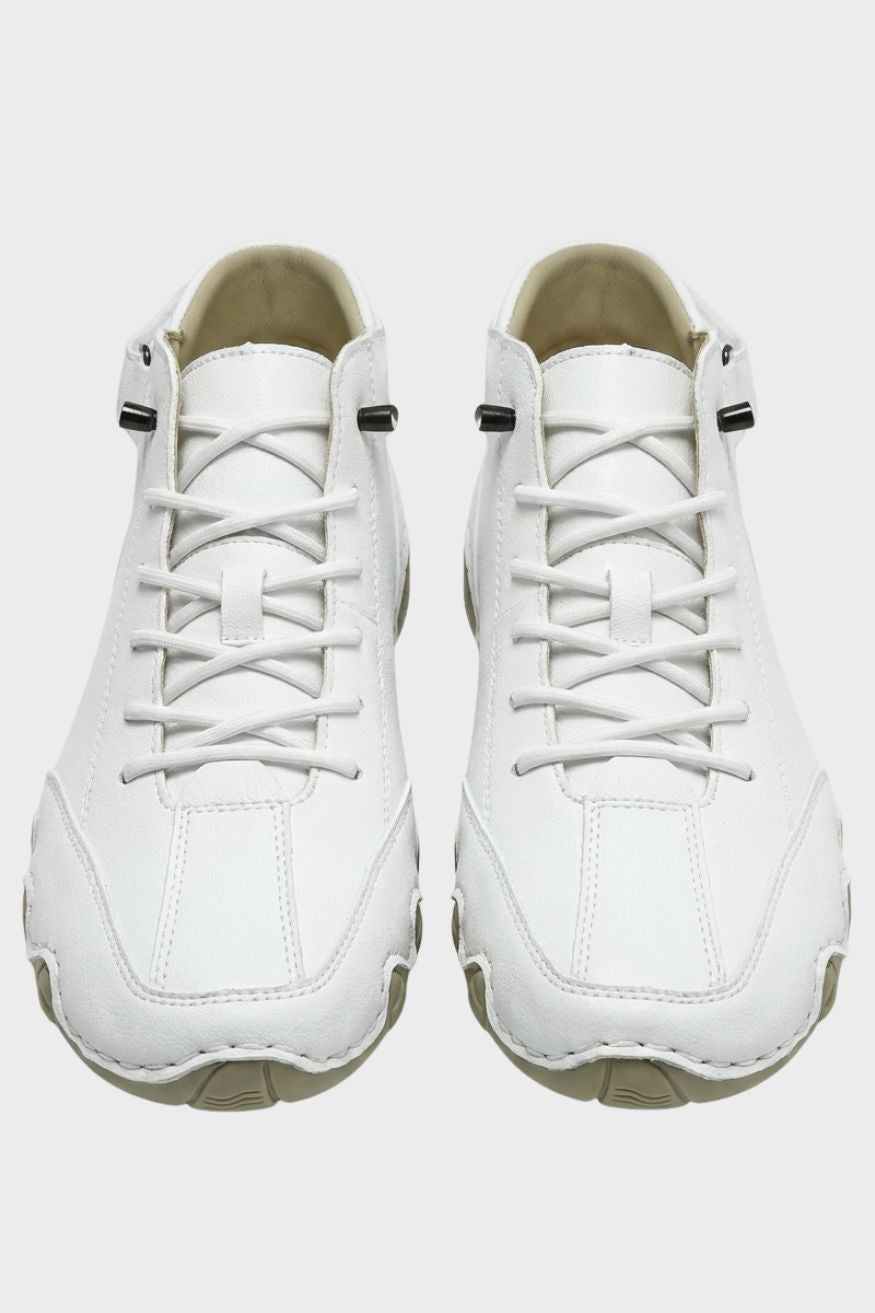Men's Sneakers with Laces and Profile Sole