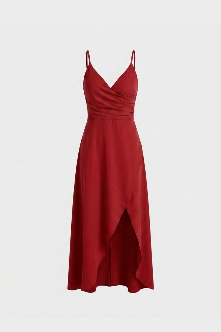 Women's Slip Maxi Dress | V-Neck