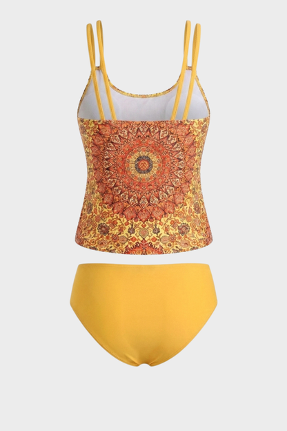 Women's Tankini Swimsuit | Boho Print
