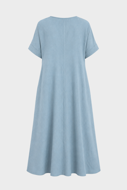 Women's Linen-Look Midi Dress | Knot