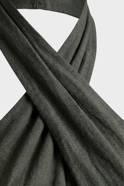Women's Cross-Halter Maxi | Linen-Look