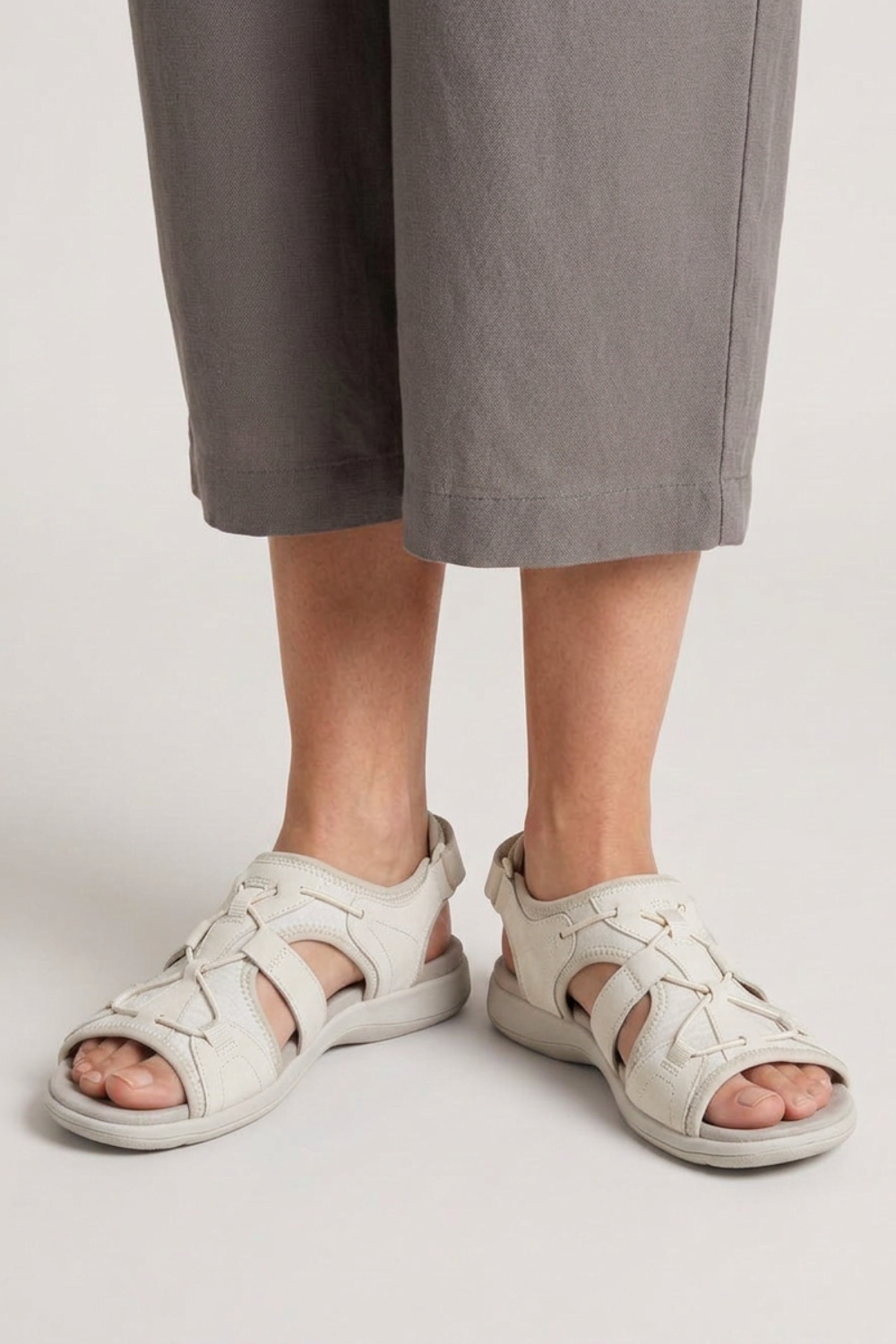 Women's Sandals with Velcro and Straps