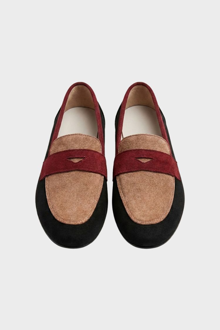 Women Penny Loafer | Contrast Strap